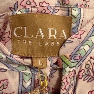 Floral Striped Long Sleeve Dress